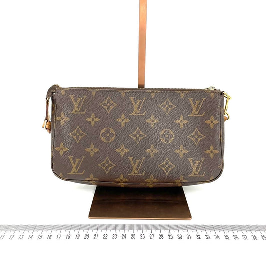 Louis Vuitton pochette accessoires classic Modern Brown Clutch Bag