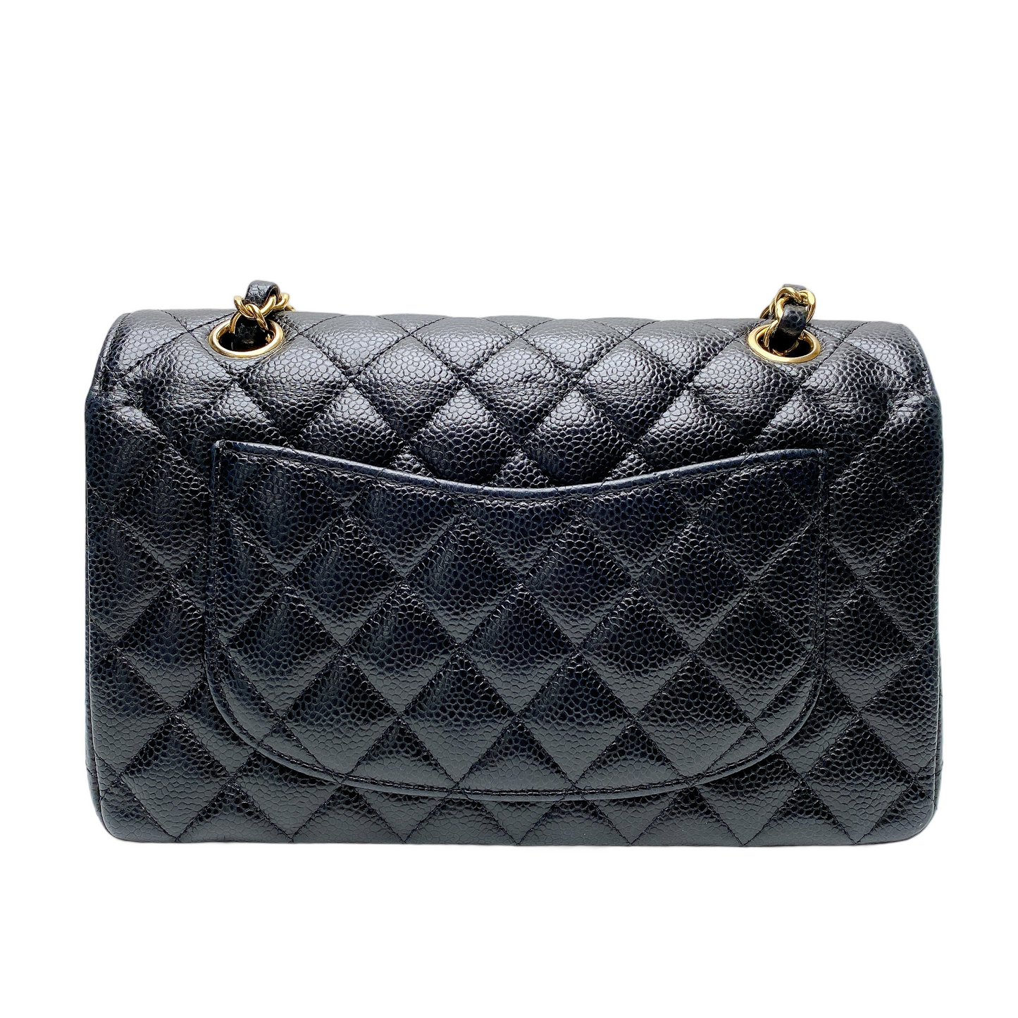 Chanel CF SMALL CAVIAR IN GHW Accessory