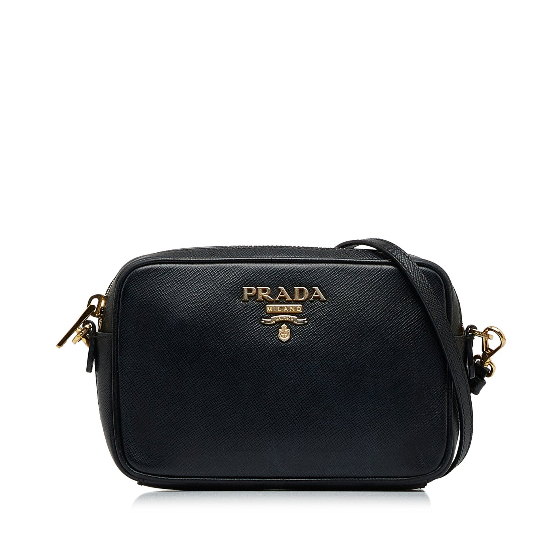 Prada Prada Camera Bag Black Saffiano Lux Crossbody Bag