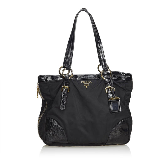 Prada Fabric Tote Bag Italy Nylon Black Bag Italy 7