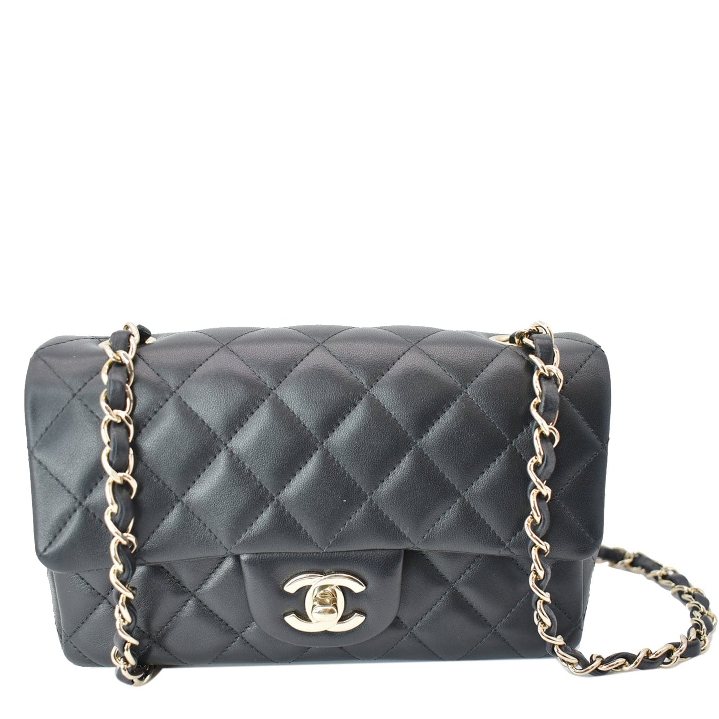 Chanel Mini Rectangular Flap Shoulder Bag Hot Deals Leather Quilted