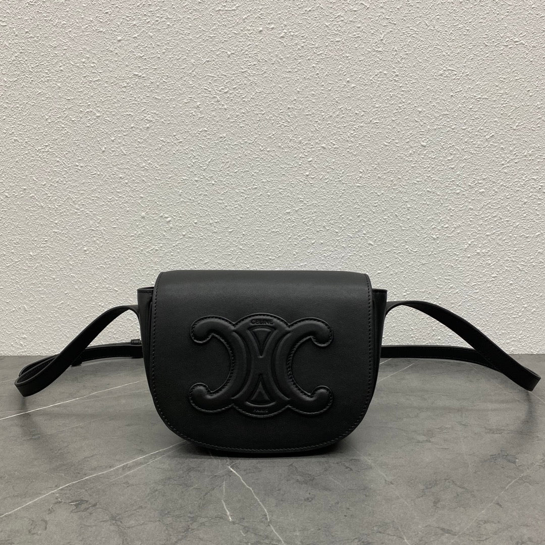 Top Quality Folco Cuir Triomphe For Women Black Travel Bag 198263Du338No 5275