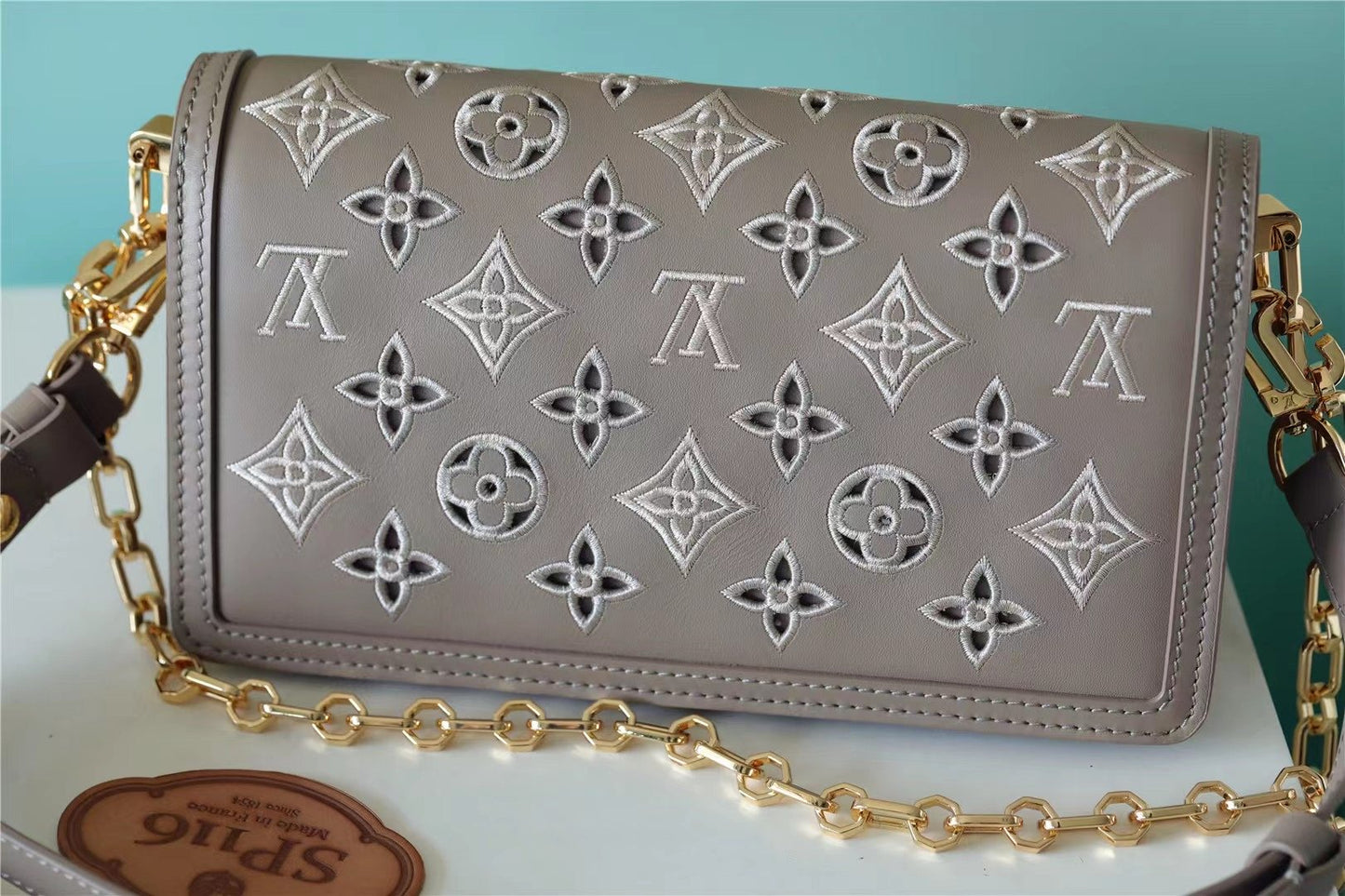 Top Quality Dauphine East West Khaki For Monogram Crossbody Bag
