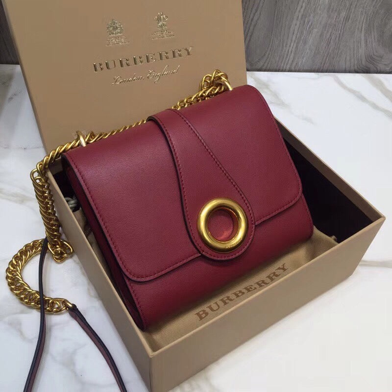 Top Quality Grommet Detail Crossbody Bag Dark Red 71In20Cm 2271