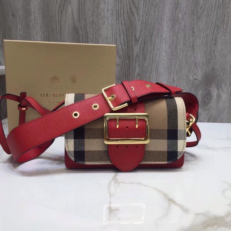 Top Quality The Buckle Bag In Ho Red Small Travel Bag