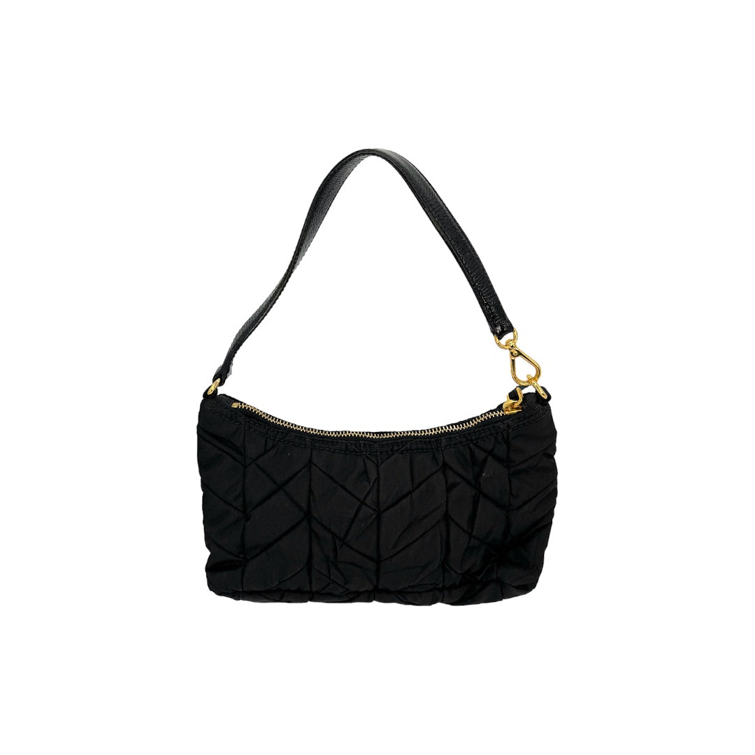 Prada Tessuto Chevron Bag Nylon Quilted Mini Shoulder Bag