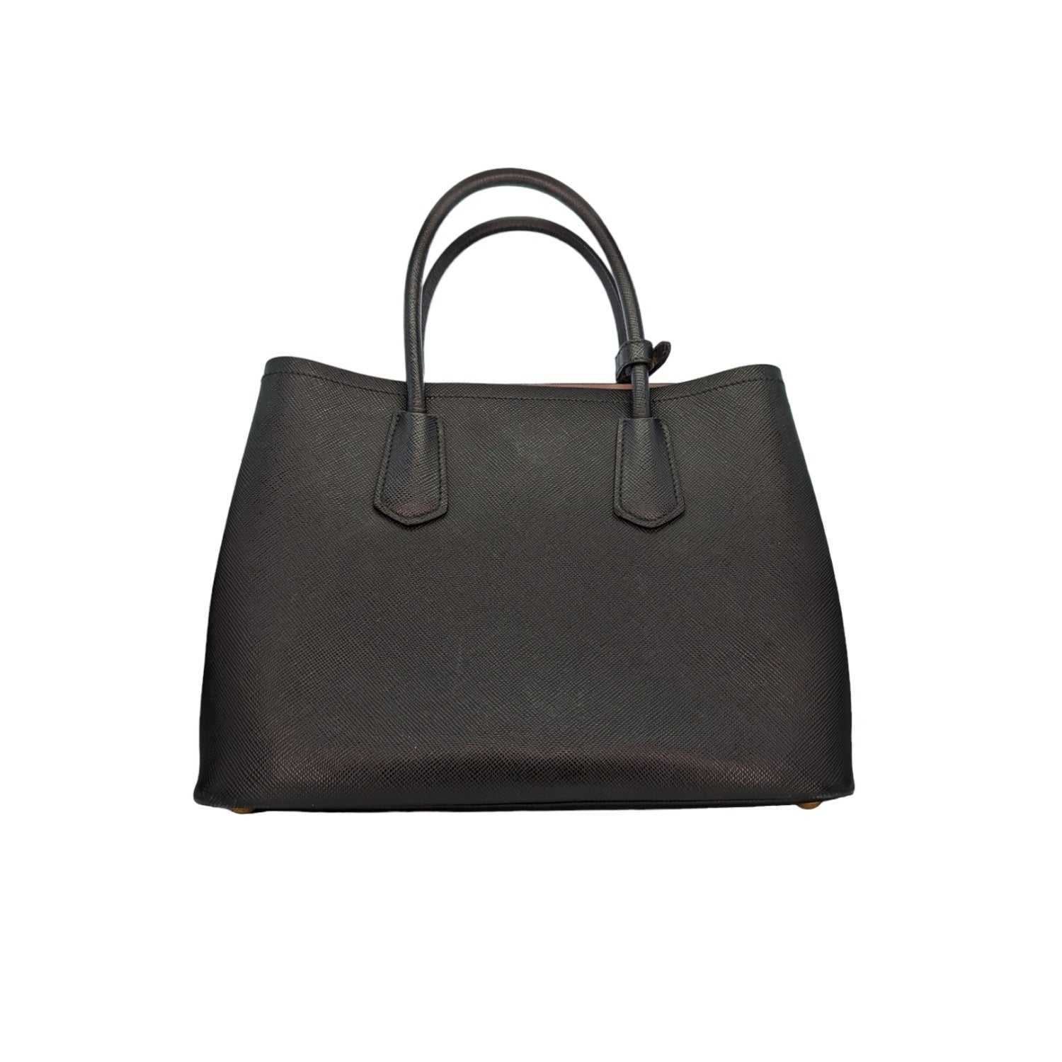 Prada Prada Saffiano Cuir Medium Double Tote 1Bg775 Tote Bag