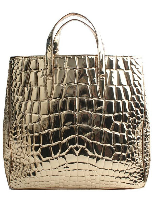 YSL Saint Laurent Saint Laurent Trending Wani Pattern Big Shopper Gold Tote Bag