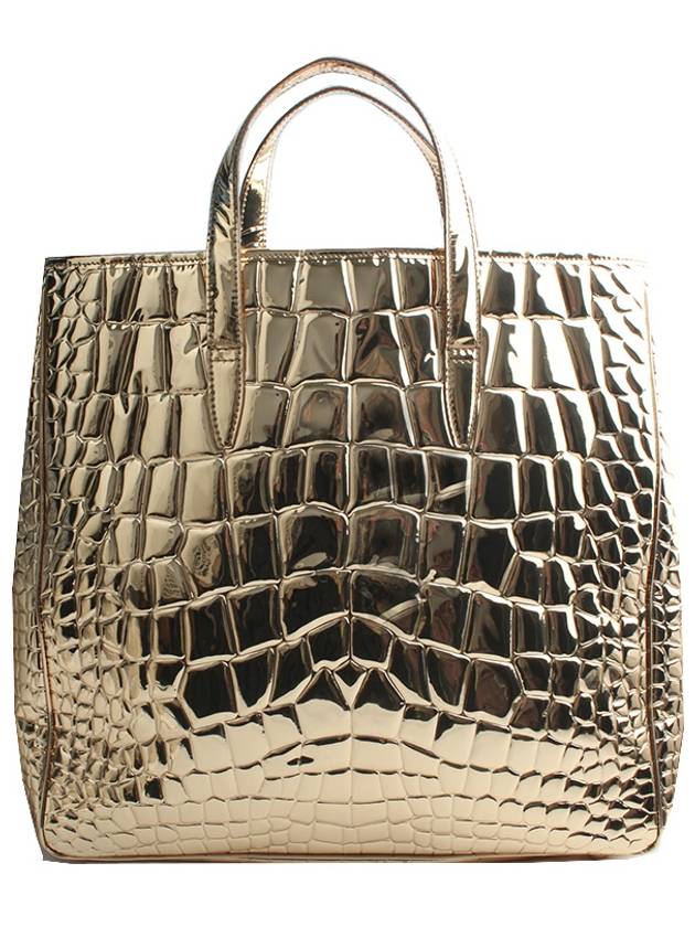 YSL Saint Laurent Saint Laurent Trending Wani Pattern Big Shopper Gold Tote Bag