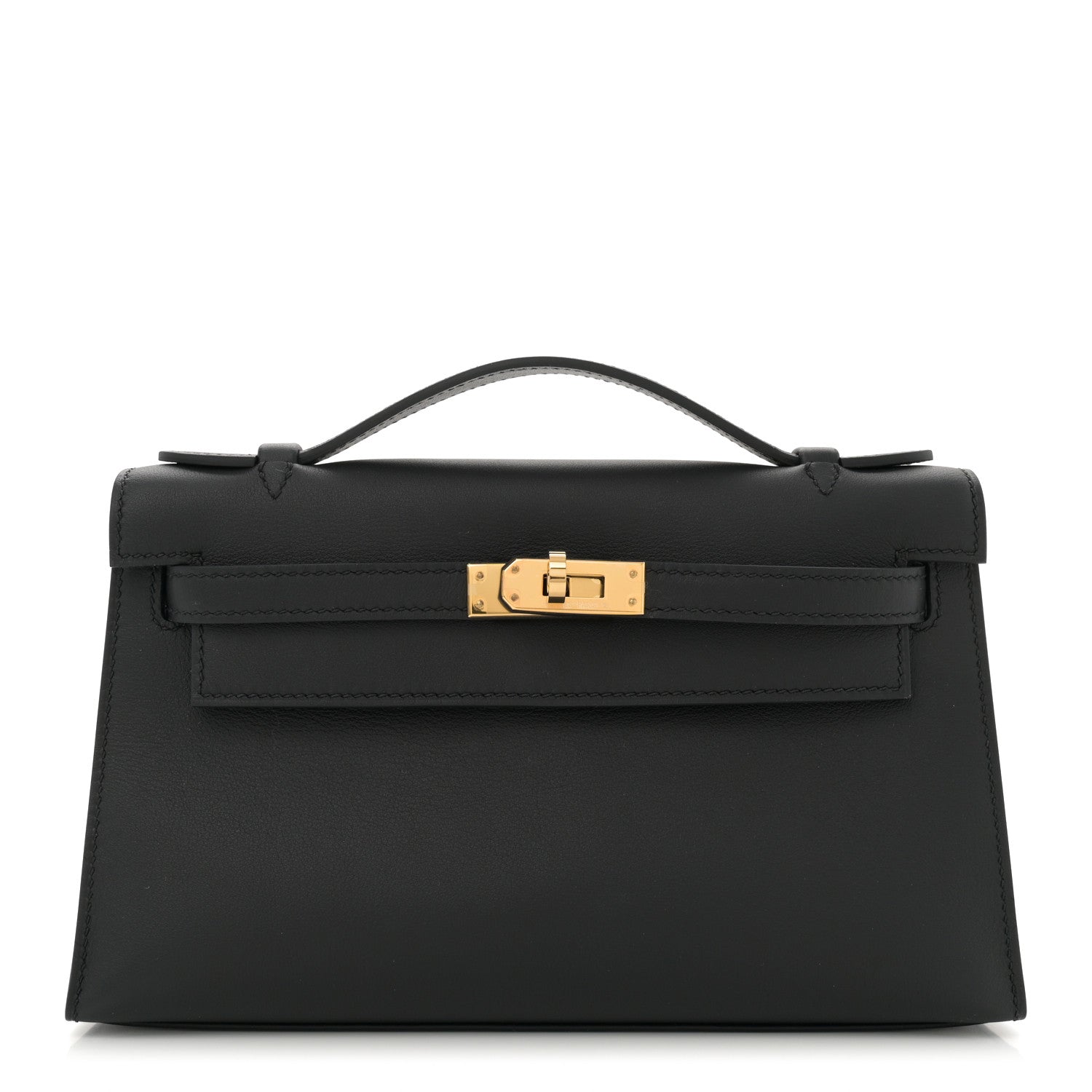 Hermes Swift Kelly Pochette Clutch Black Clutch Bag Clutch Black 1717678