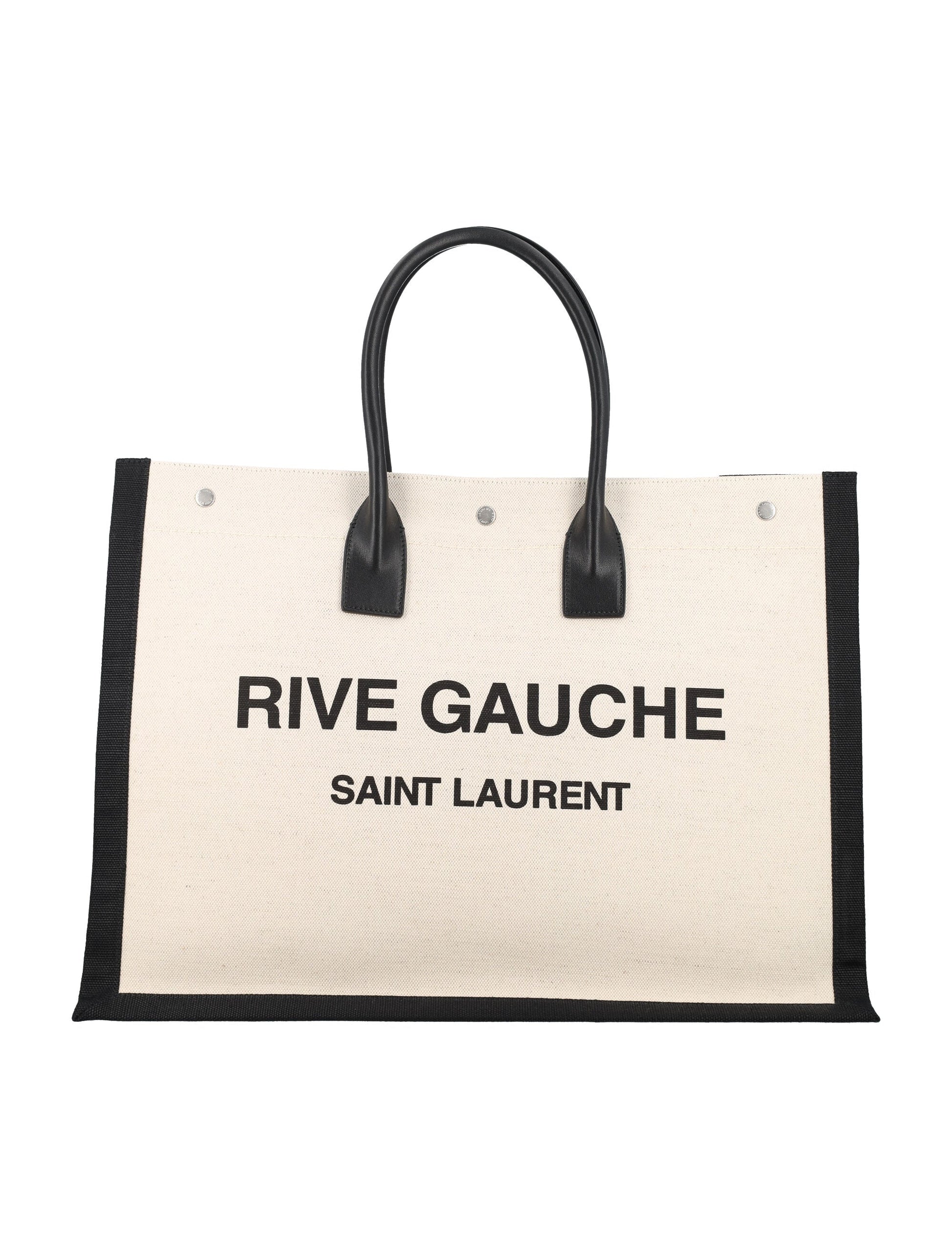 YSL Saint Laurent Saint Laurent Trending Men Rive Gauche Tote Black Large Tote Bag