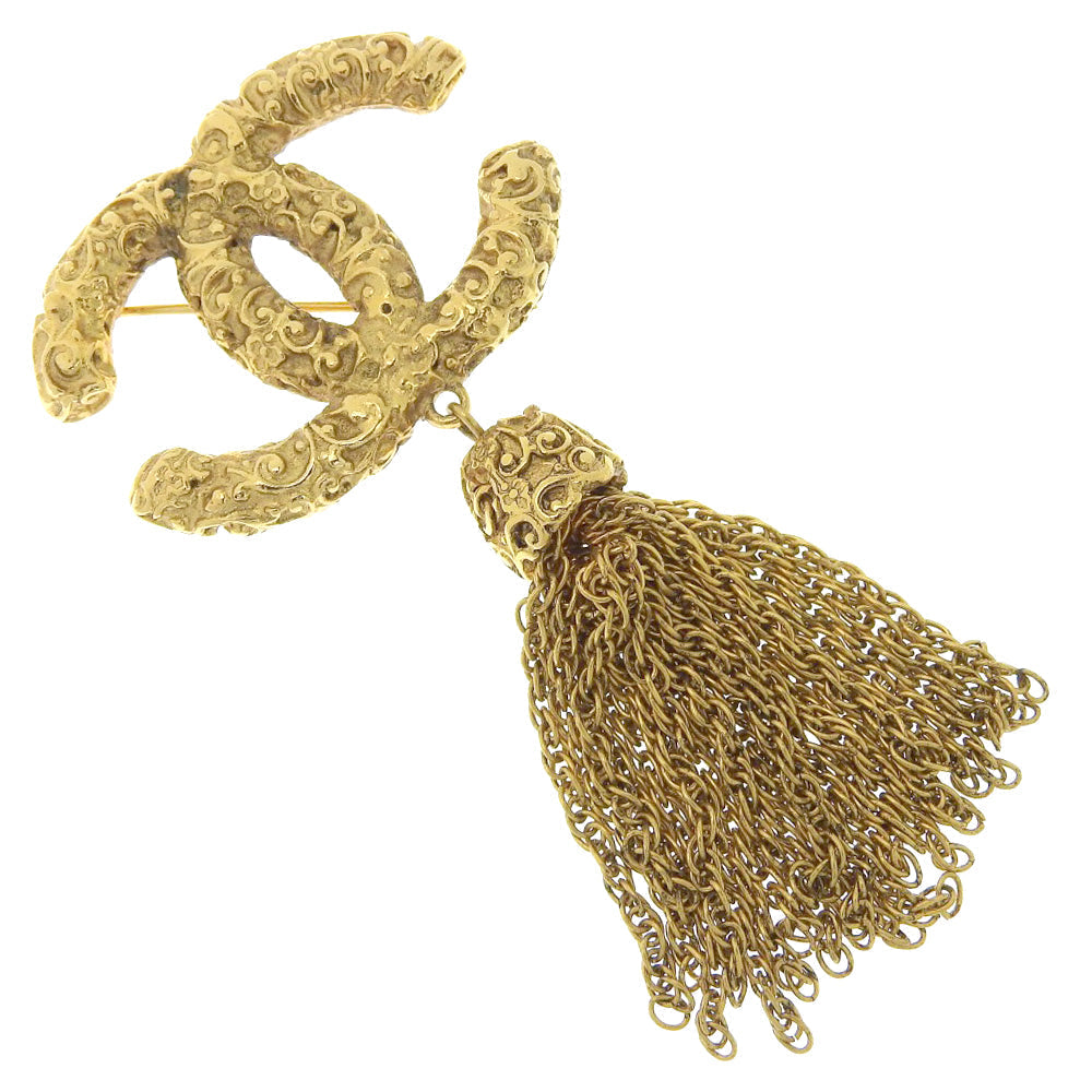 Chanel Gold Plated Brooch