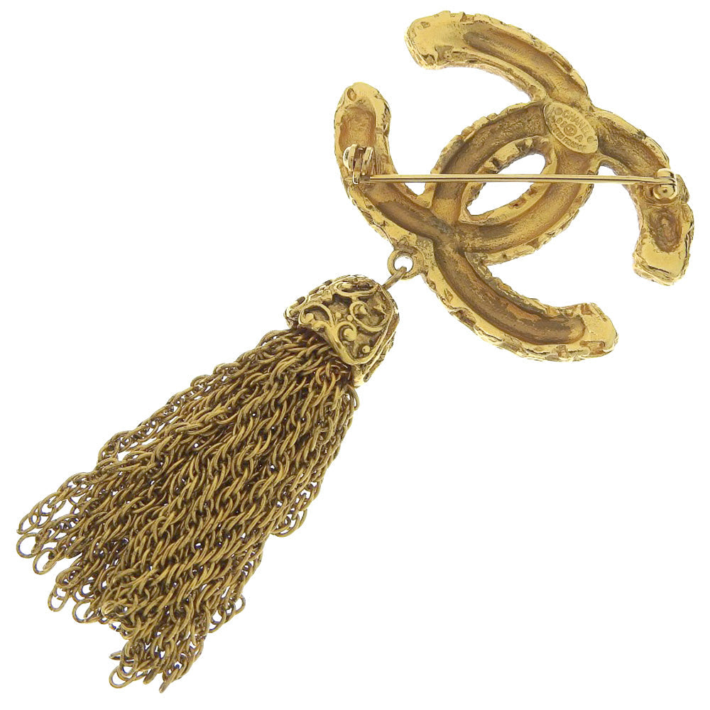 Chanel Gold Plated Brooch