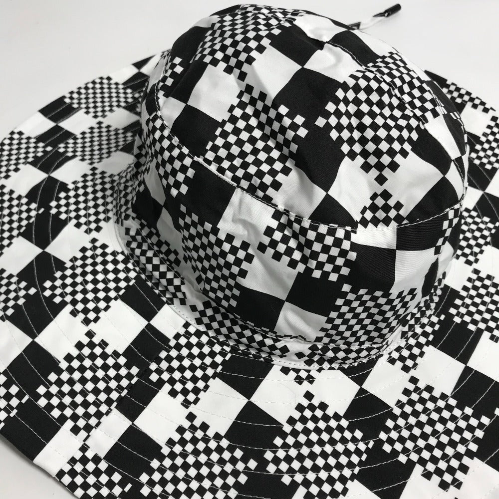 Louis Vuitton Polyester Distorted Damier Cotton Black Hat