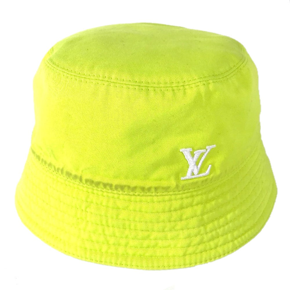Louis Vuitton M7064L yellow By color neon Monogram Cotton Bucket Hat