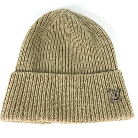 Louis Vuitton Knit M77971 cashmere beanie knit Beige Hat