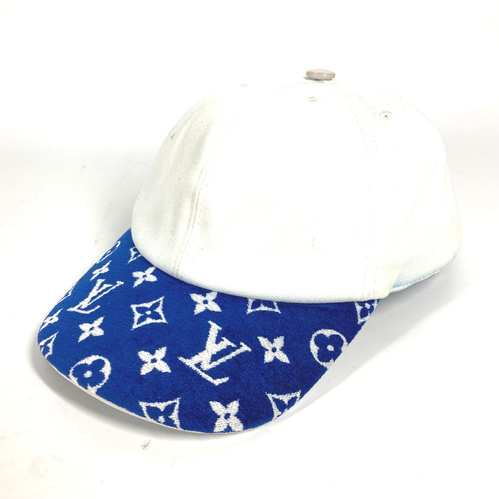 Louis Vuitton M77741 Match Monogram Cotton Blue Hat