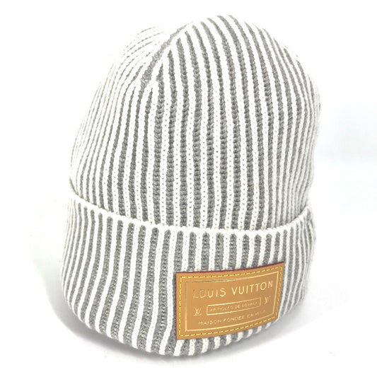 Louis Vuitton Knit M92566 cashmere Flight mode Gray Neverfull Hat