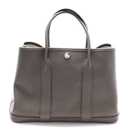 Hermes Epsom Garden Party Tpm Etain Handbag Travel Bag