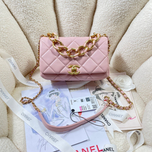 Chanel Top Qualityap Bag Hardware Pinike For Women Gold Shoulder Bag