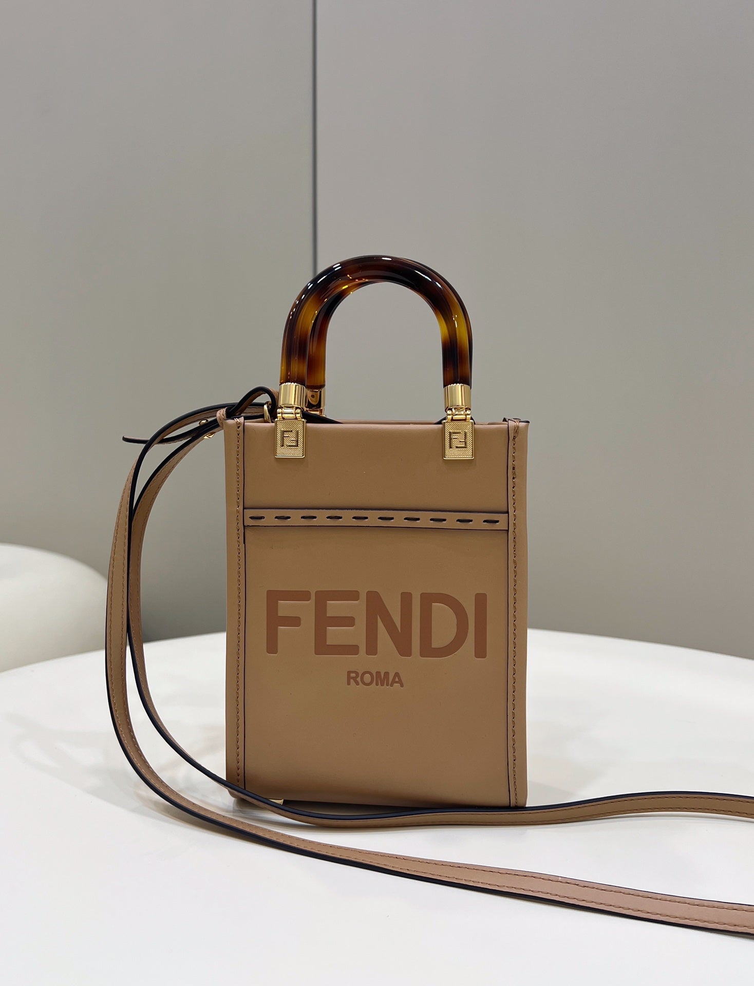 Top QualityTop Quality Sunshine Shopper Brown Mini Tote Bag Bag 13Cm5In