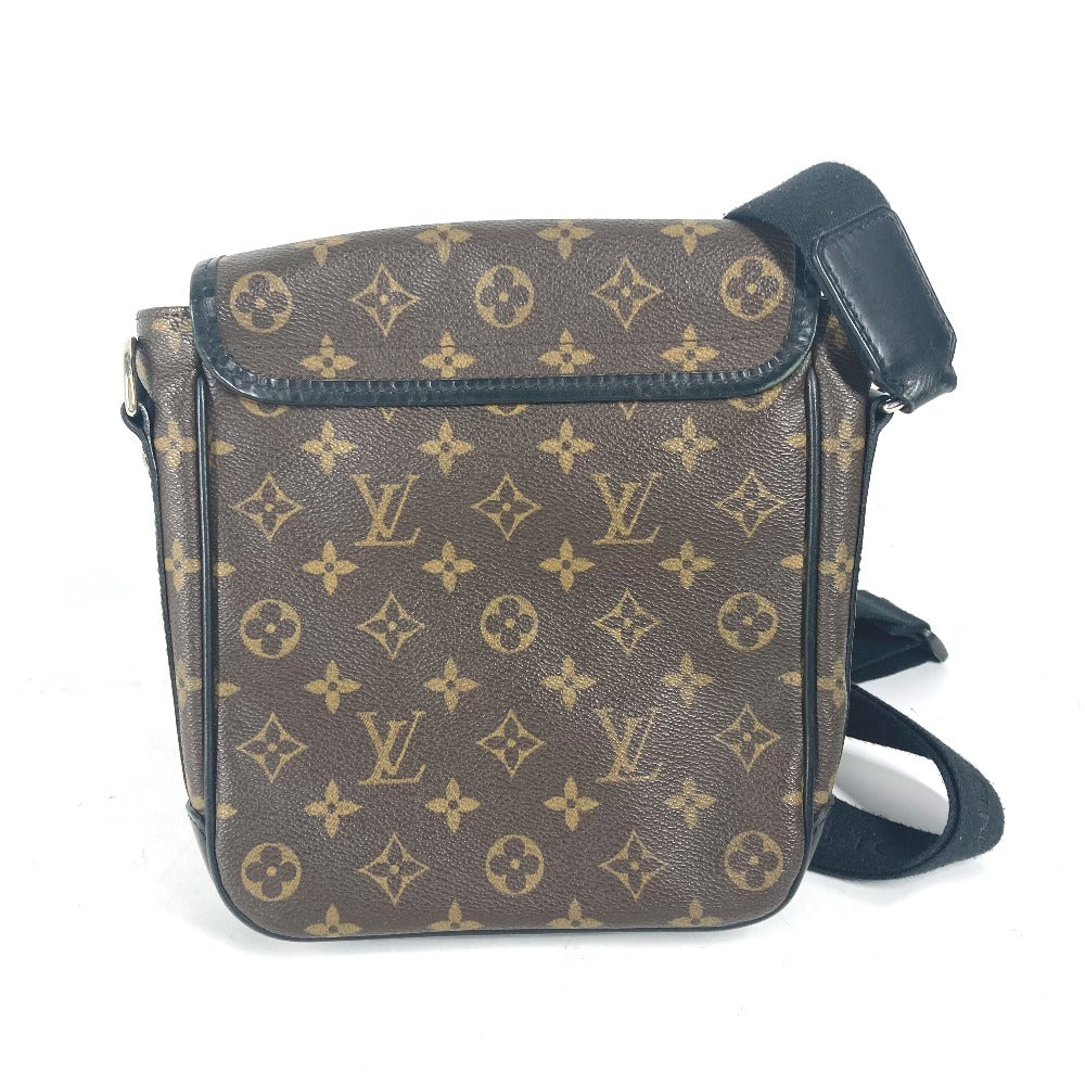 Louis Vuitton M56717 macacer Bus PM Monogram Canvas Brown Shoulder Bag