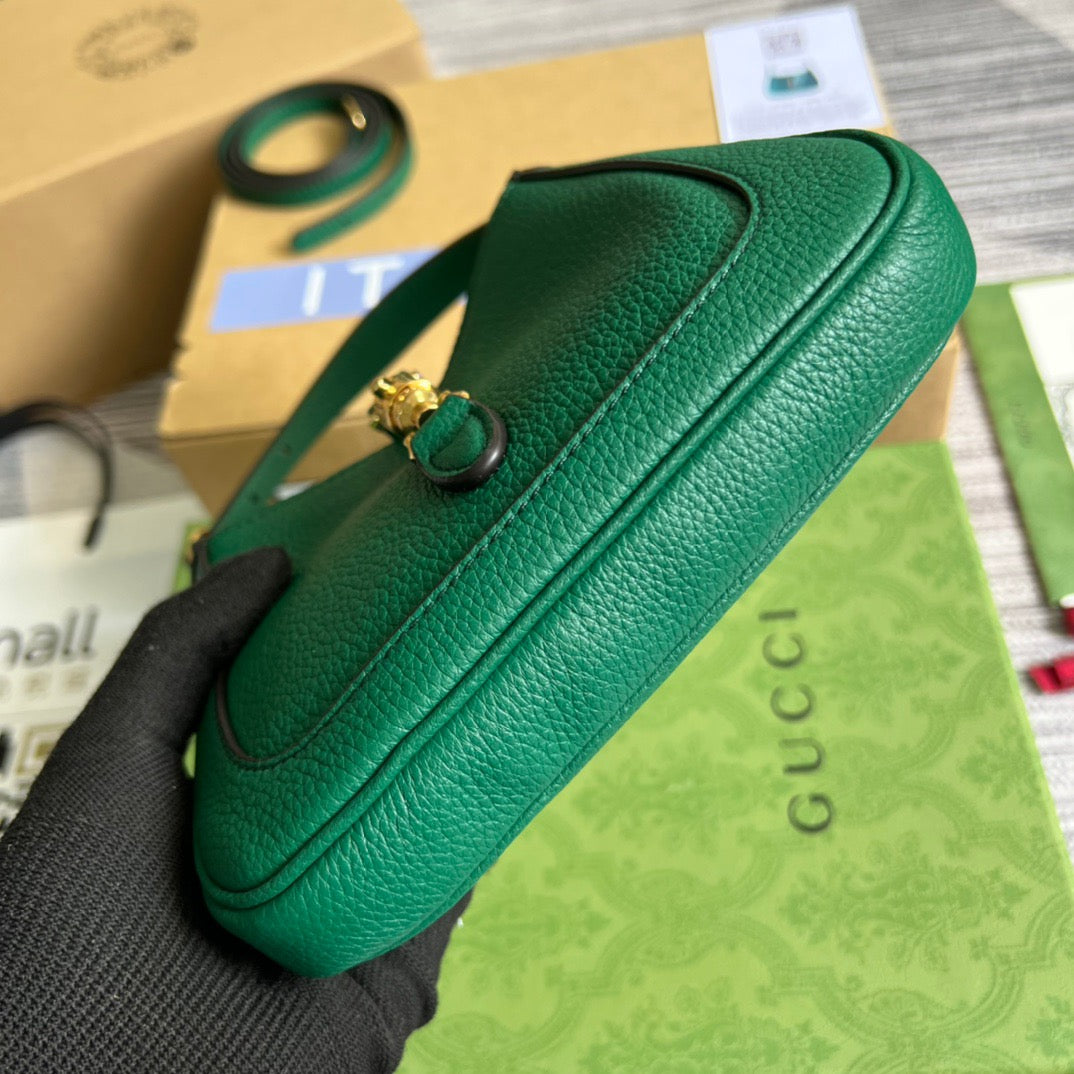 gg Jackie , ’s 7.5in Green Mini Shoulder Bag