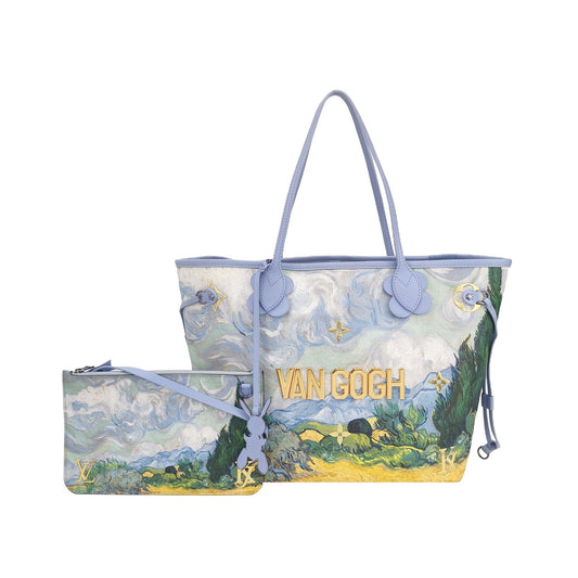 Louis Vuitton x Jeff Koons Masters Van Gogh MM Tote Bag Medium 1