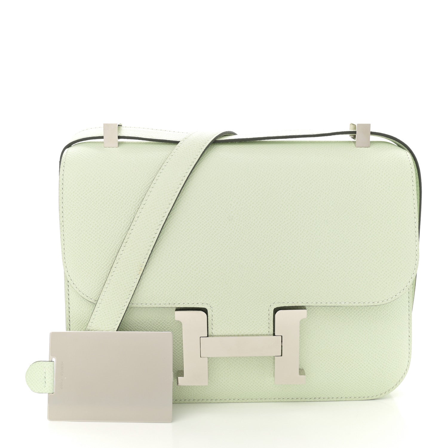 Hermes Epsom Constance Vert Fizz Handbag Travel Bag