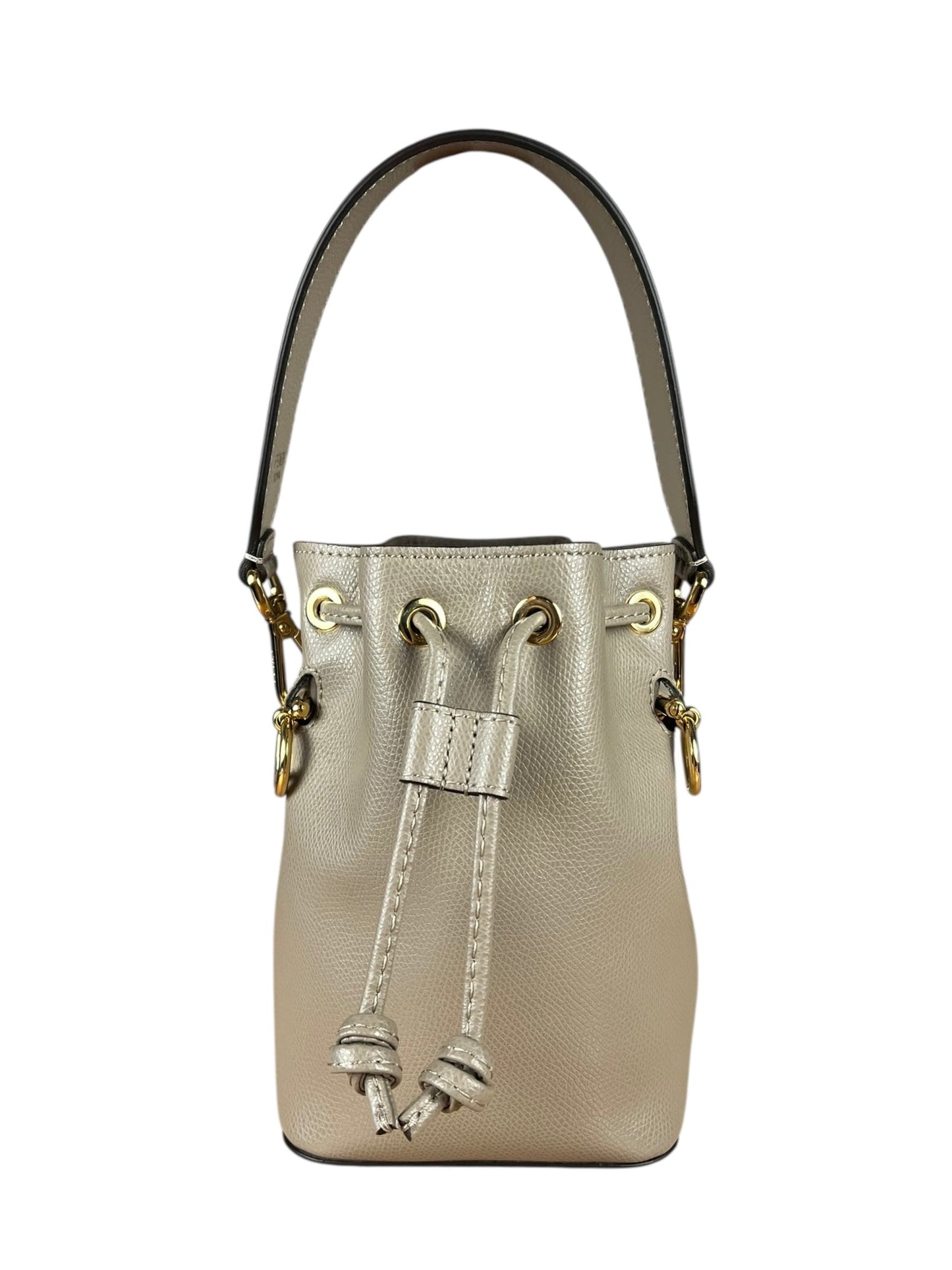 Fendi Handbag Mon Tresor Bag Leather Bucket Bucket Bag
