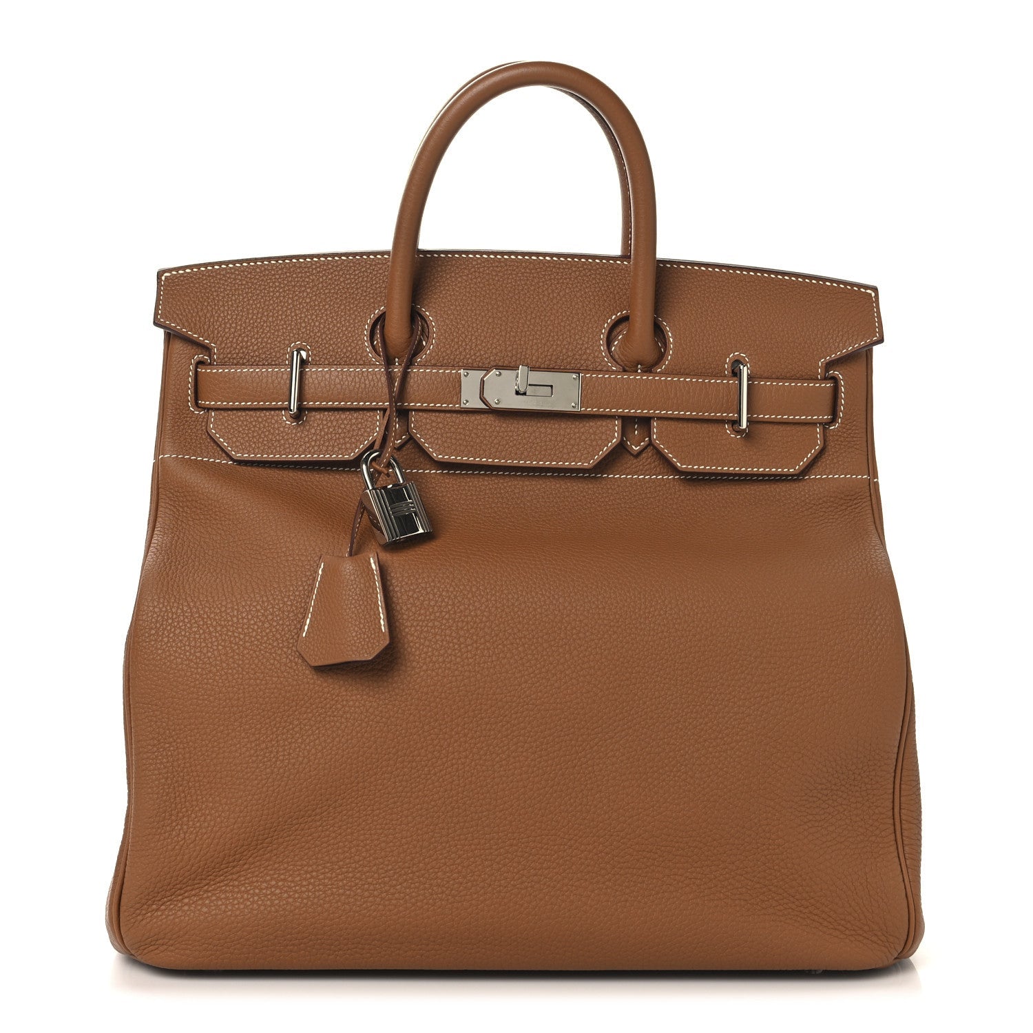 Hermes Togo Hac Birkin Handbag Gold Travel Bag
