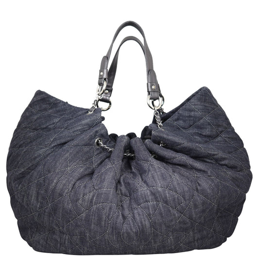 Chanel Coco Spirit XL Cabas Tote Denim Tote Bag