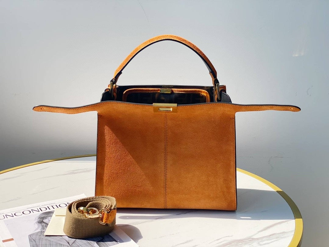 Top QualityTop Quality Peekaboo X-Lite Brown Medium Tote Bag