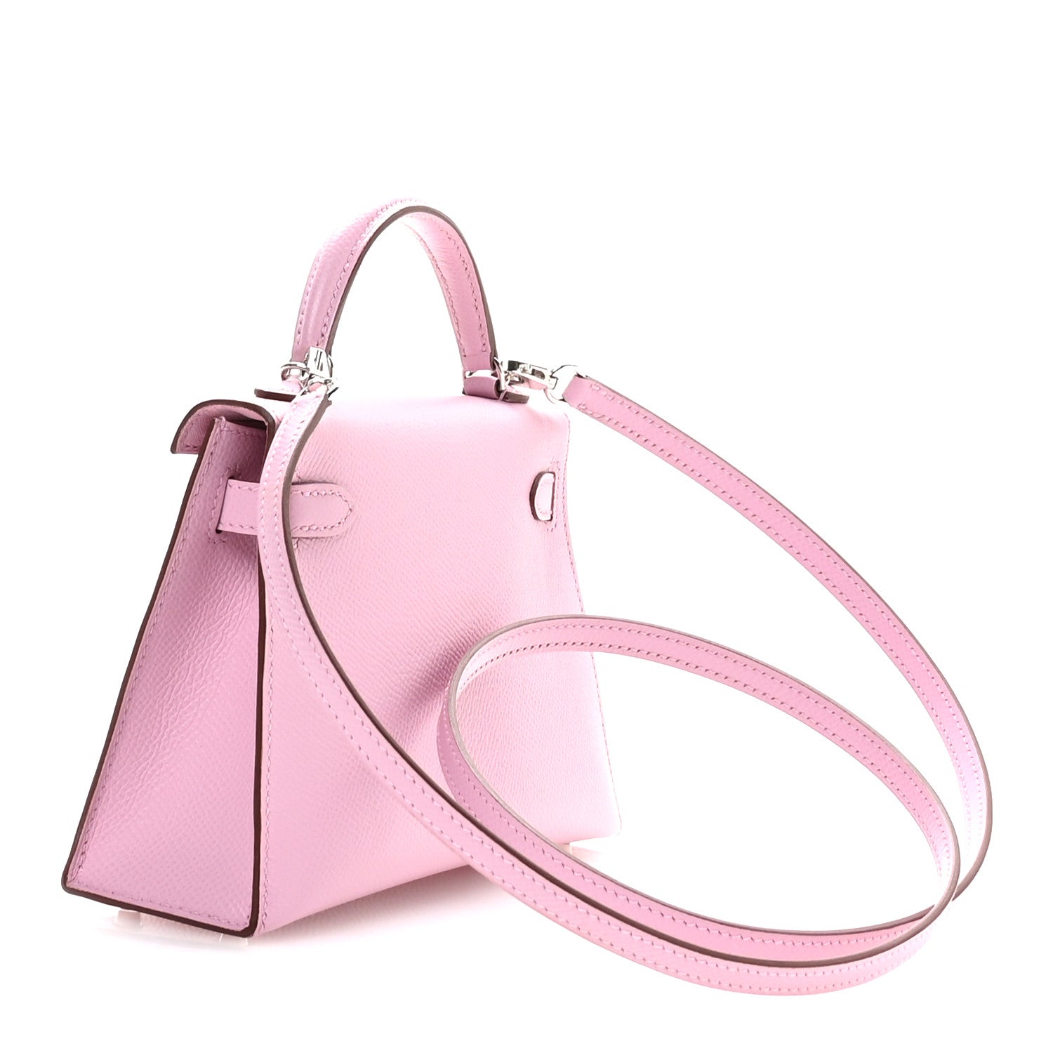 Hermes Epsom Kelly Sellier Mauve Sylvestre Handbag Mini Travel Bag Mauve Sylvestre 1758252