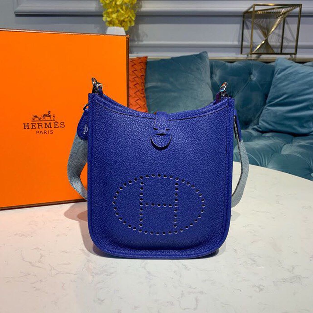 Top Quality Evelyne For Women Travel Bag Blue Mini