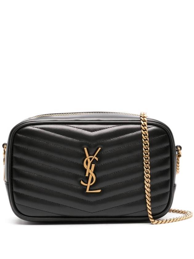 YSL Saint Laurent Saint Laurent Trending Lou Cross Bag Leather Black Travel Bag