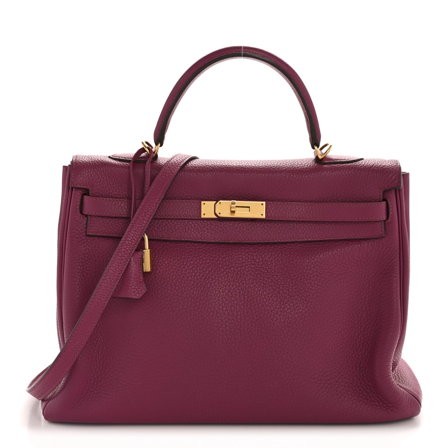Hermes Taurillon Clemence Kelly Retourne Tosca Handbag Travel Bag