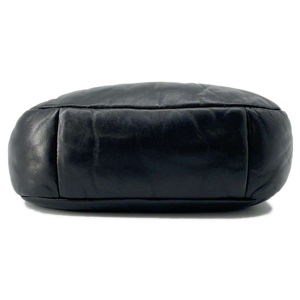 Prada Padded Nappa 2Way Handbag Leather Black Travel Bag