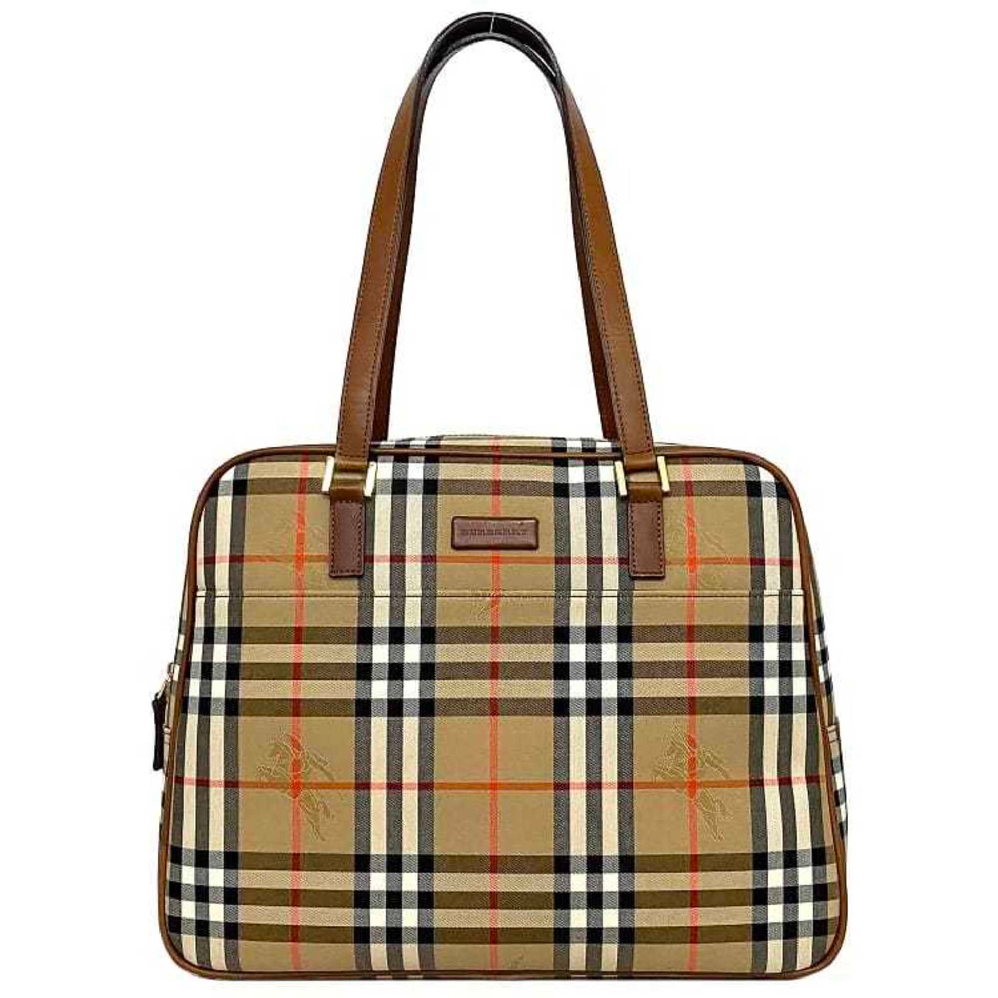 Burberry Luxury Nova Check Tote Tote Bag