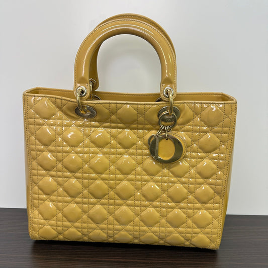 Dior Handbag Lady Leather Patent