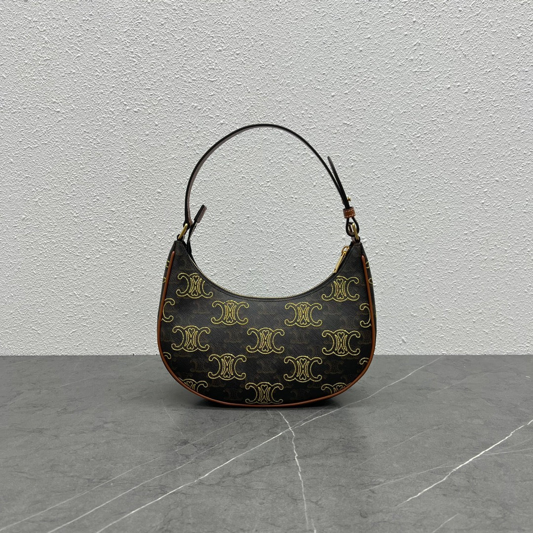 Top Quality Ava Bag In Triomphe Xl Canvas Brown Travel Bag 9In235Cm 5421