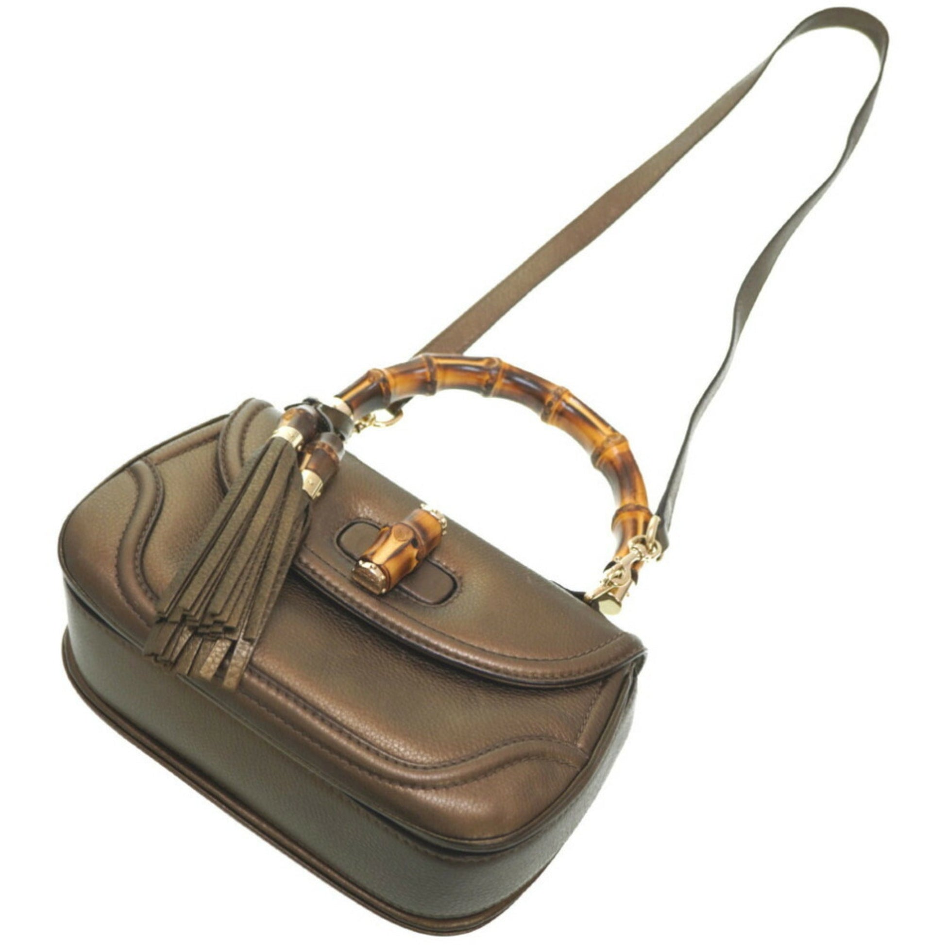 Gucci Bamboo Handbag Travel Bag Bamboo 825