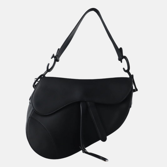 Dior Saddle So Calfskin Bag Leather Black Travel Bag