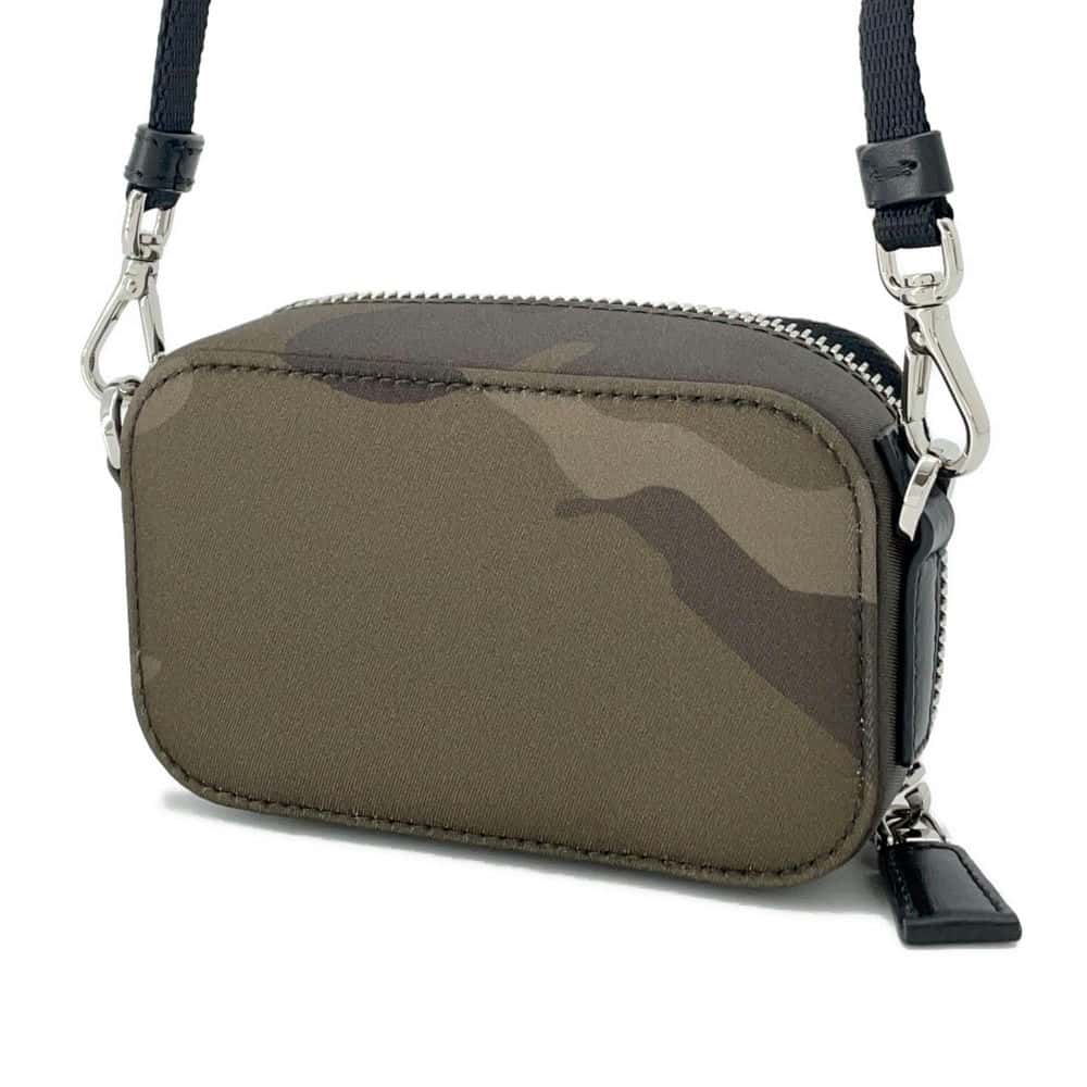 Prada Camouflage Shoulder Bag Khaki Nylon Mini