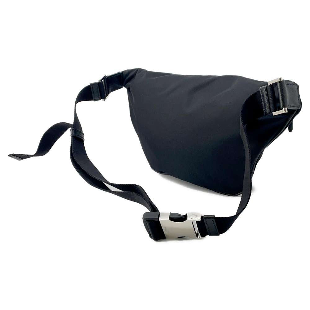 Prada Re Crossbody Bag Leather Nylon Black