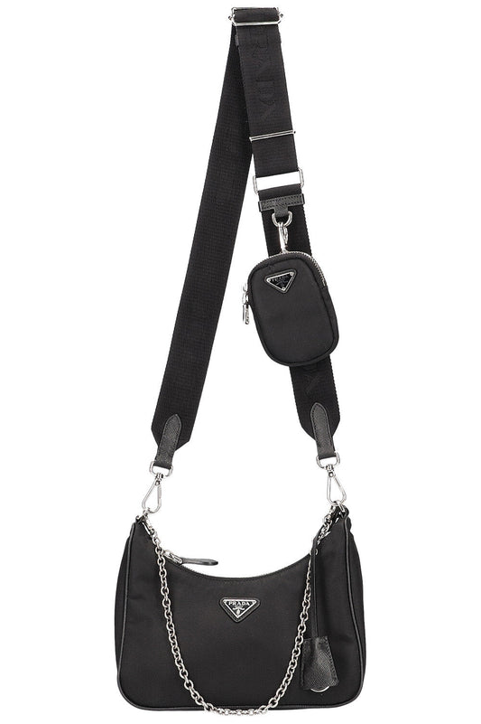 Prada Crossbody Bag Re-Edition Re Nylon Black
