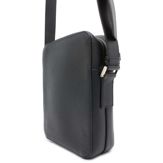 Prada Shoulder Bag With Leather Saffiano Black