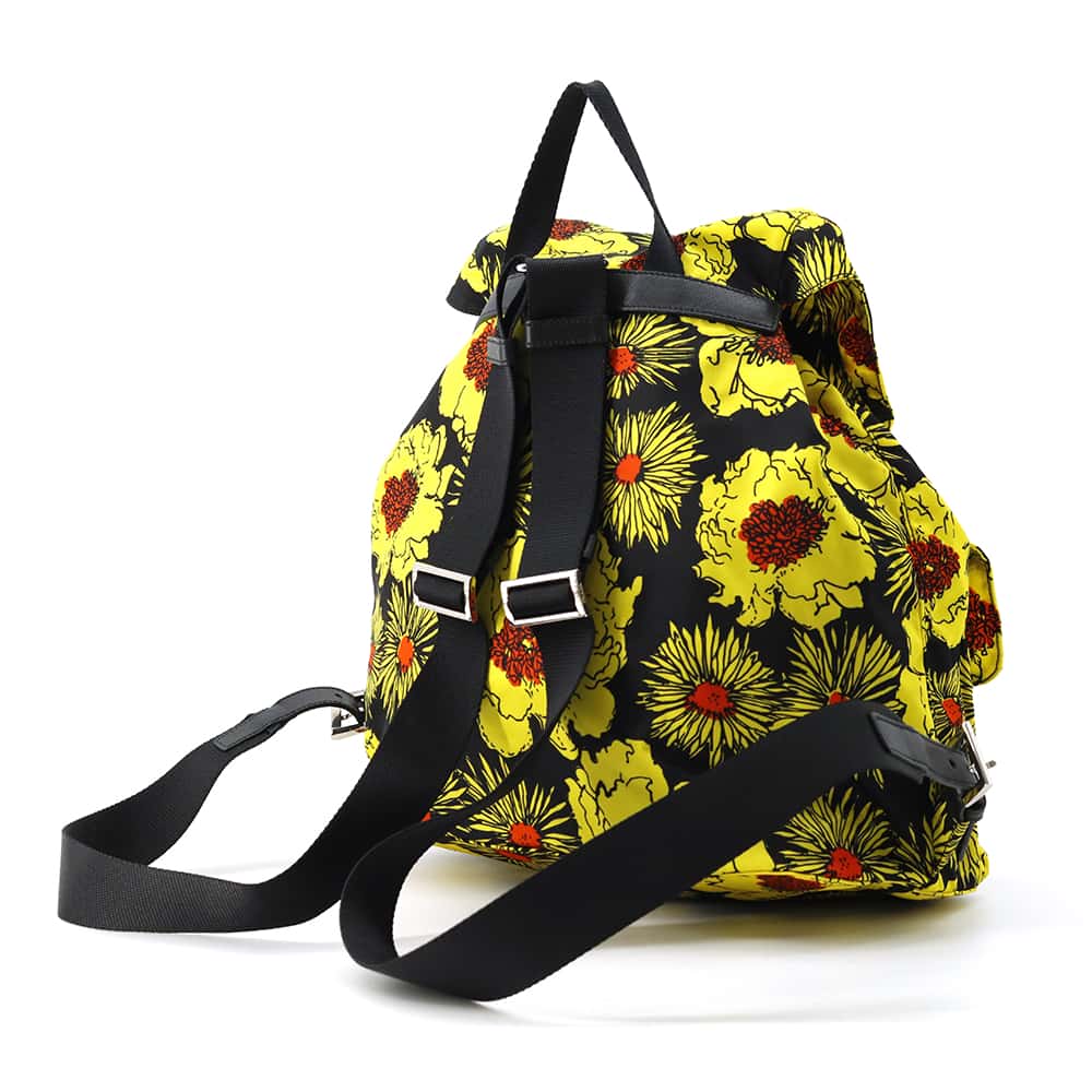 Prada Backpack Leather Nylon Saffiano