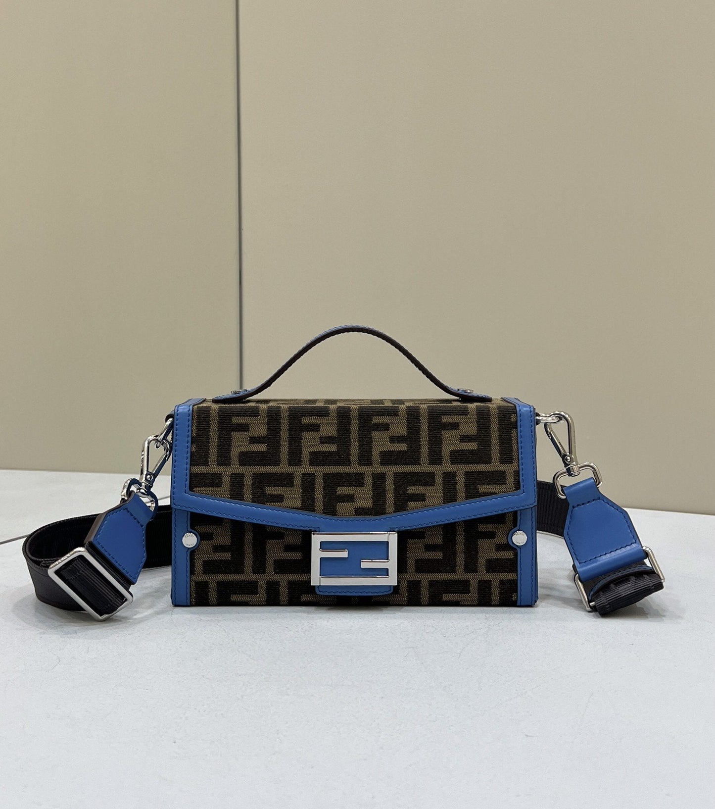 Top QualityTop Quality Mon Baguette Brown Blue Handbag