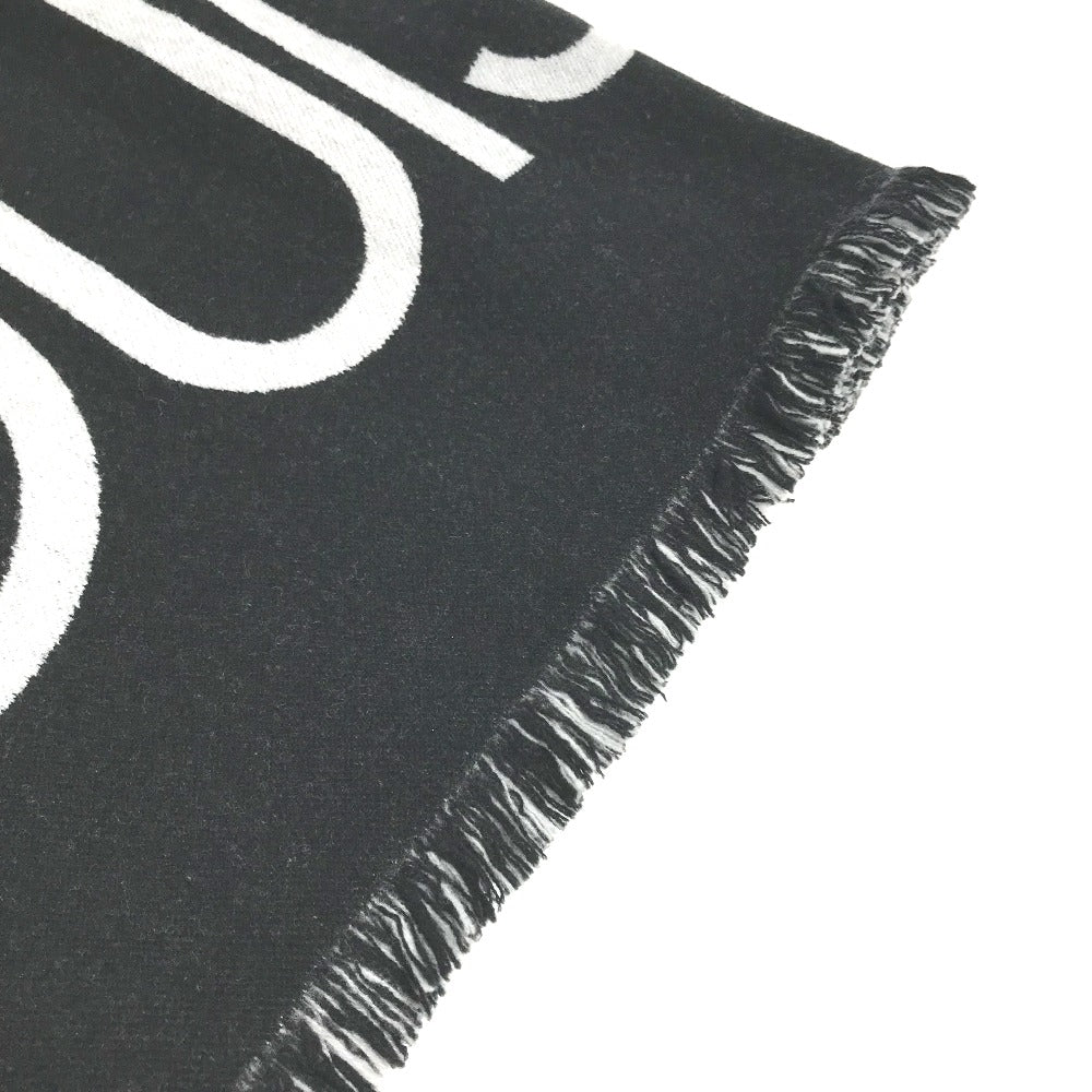 Louis Vuitton Scarf M71580 cashmere Escharp Team Wool Black Apparel